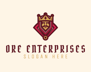 Ancient Medieval King  logo design