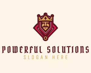 Ancient Medieval King  logo design