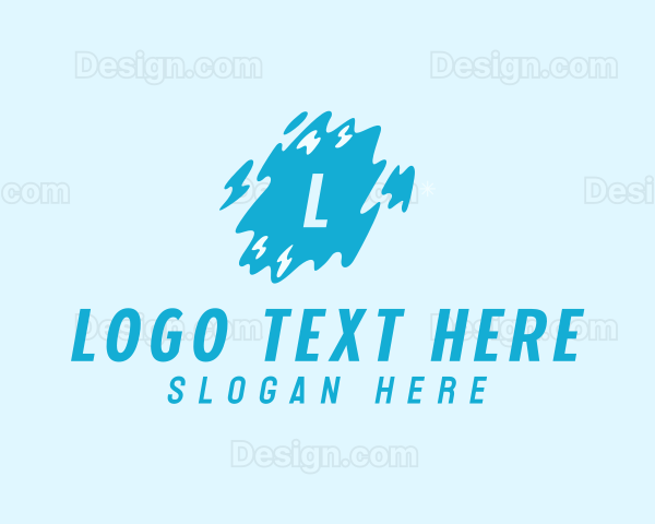 Liquid Water Splash Logo