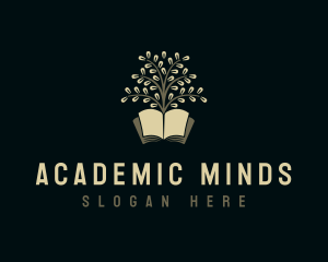 Academic Book Tree logo design