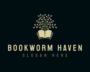 Academic Book Tree logo design