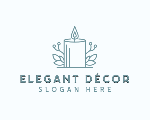 Scented Candle Decor logo design