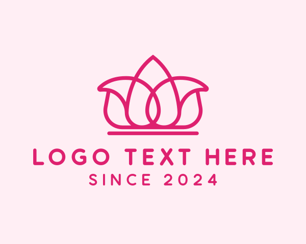 Lotus Flower Crown logo