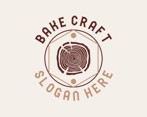 Woodwork Craft Circle logo design