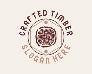 Woodwork Craft Circle logo design