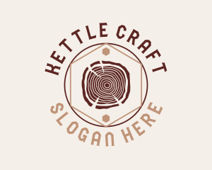 Woodwork Craft Circle logo design