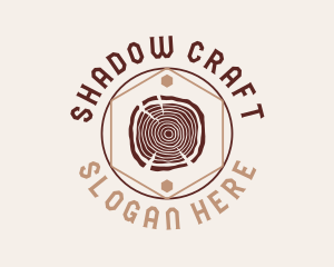 Woodwork Craft Circle logo design