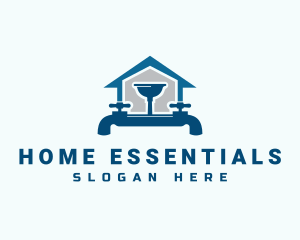 Home Plumbing Service logo design