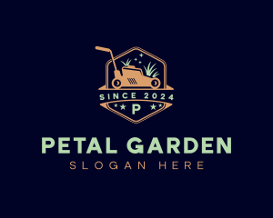 Landscaping Yard Mower logo design