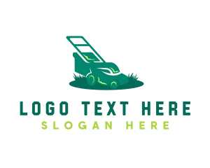 Lawn Grass Mowing logo