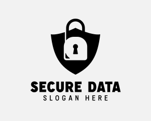 Shield Padlock Security logo