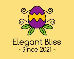 Ornamental Plant Easter Egg logo