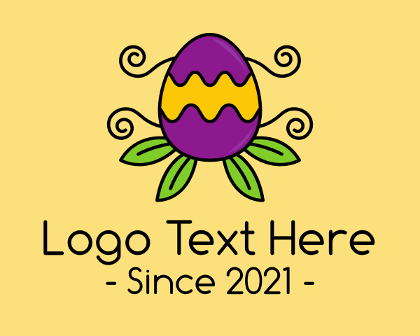 Organic Egg logo example 3