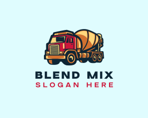 Cement Mixer Truck logo