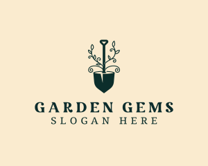 Gardening Plant Shovel logo