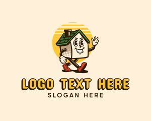 Housing Rental Cartoon logo