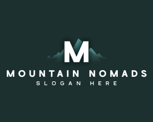 Outdoor Mountain Summit logo design