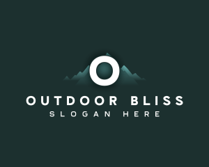 Outdoor Mountain Summit logo design