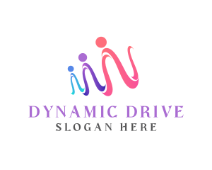 Human People Ribbon logo