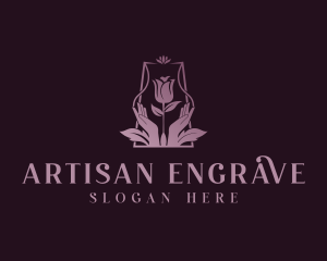 Beauty Artisanal Flower logo design