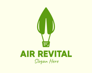 Nature Hot Air Balloon logo design