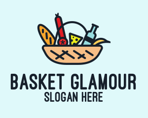 Hamper Picnic Basket  logo design