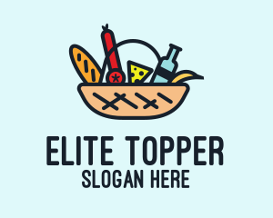 Hamper Picnic Basket  logo design