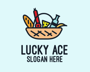 Hamper Picnic Basket  logo design