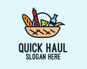 Hamper Picnic Basket  logo design