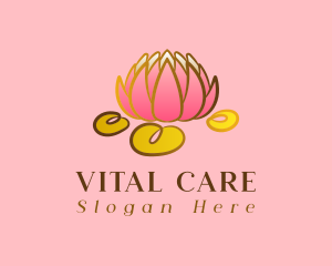 Pink Elegant Lotus logo
