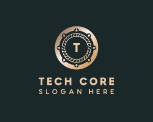 Fintech Cryptocurrency logo design