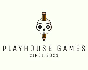 Gaming Skull Console  logo design