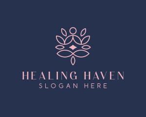 Yoga Holistic Healing logo design