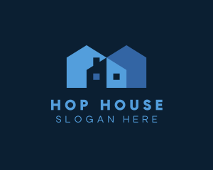 Residential House Neighborhood logo design