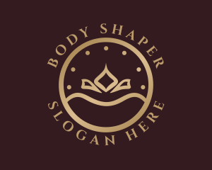 Classy Abstract Wellness  logo design