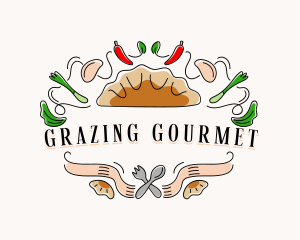 Gyoza Gourmet Restaurant logo design