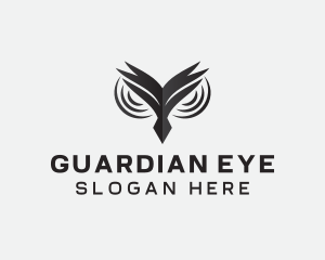 Owl Eyes Avian logo design