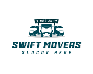 Truck Logistics Mover logo design