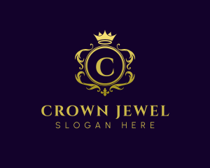 Royal Ornate Crown logo design