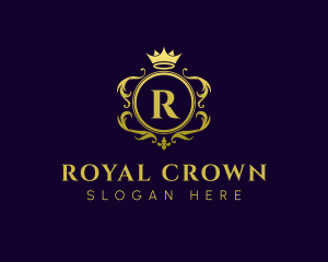 Royal Ornate Crown logo design