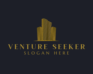 Building Skyscraper Tower logo design