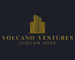 Building Skyscraper Tower logo design