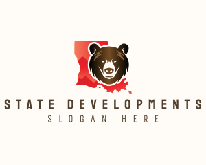 Louisiana State Bear logo design