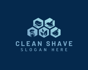 Housekeeping Cleaning Sanitation logo design