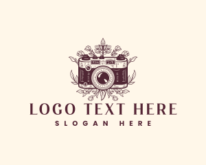 Floral Camera Lens logo