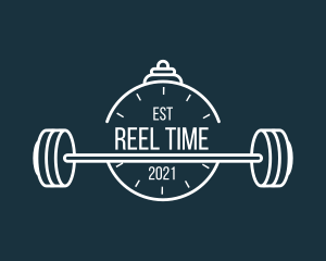 Gym Training Time  logo design