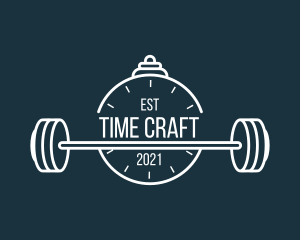 Gym Training Time  logo design