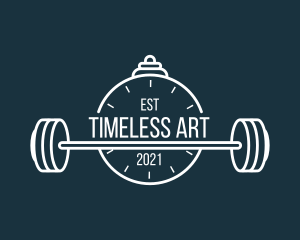 Gym Training Time  logo design