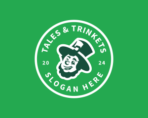 Folklore Irish Leprechaun logo