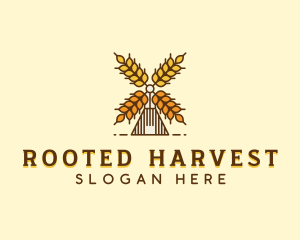 Organic Wheat Farm logo design